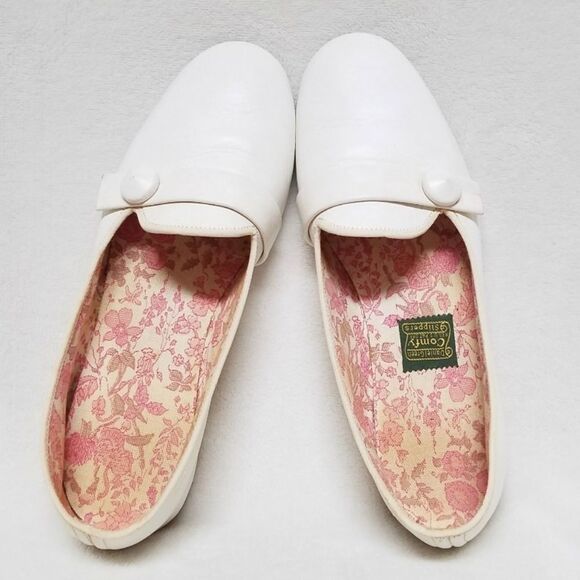 VINTAGE 68 Daniel Green Happy Pearl Leather Flats - Picture 7 of 9